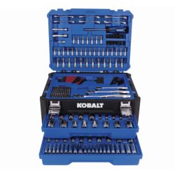 Kobalt 297 -Piece Standard (SAE) and Metric Mechanics Tool Set with Hard Case